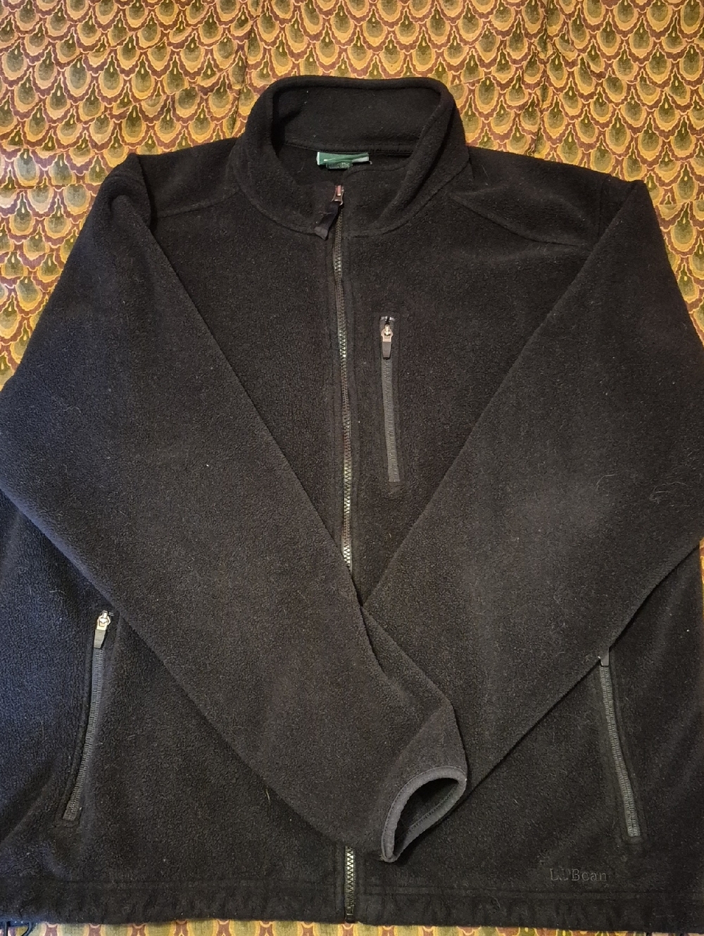 L.L. Bean Men’s Black Full-Zip Fleece Jacket
